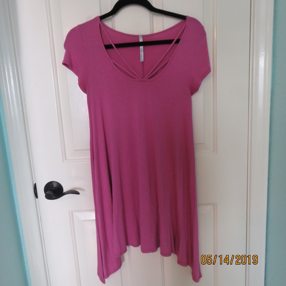 Pink Flowy Dress